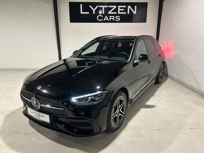 Sortmetal Brugt 2022 Mercedes C300e AMG line Stationcar | 389.800 kr. (Super pris)