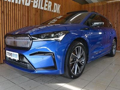 Blåmetal Brugt 2022 Skoda Enyaq iV SportLine SUV | 289.800 kr. (Fair pris)