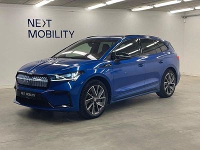 Blåmetal Brugt 2022 Skoda Enyaq iV SportLine SUV | 349.900 kr. (Fair pris)