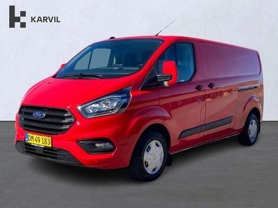 Rød folie født hvid Brugt 2022 Ford Transit Custom Trend Van | 199.320 kr.