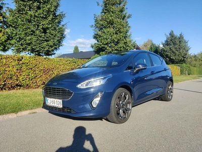 Blå Brugt 2019 Ford Fiesta Titanium Hatchback | 73.900 kr. (God pris)