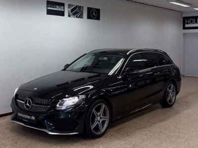 Sort Brugt 2017 Mercedes C200 AMG line Stationcar | 154.900 kr. (Lidt for dyr)