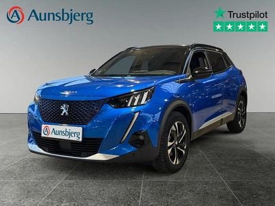Brugt Peugeot e-2008 GTi 100 kW (136 HK) 2021 Blå met. SUV