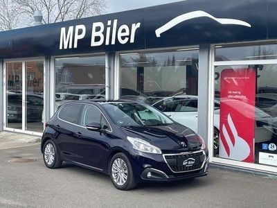 Brugt Peugeot 208 100 HK (73 kW) 2020 Mørkblå Hatchback