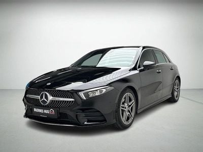 Sort Brugt 2020 Mercedes A200 AMG line Hatchback | 259.980 kr. (Fair pris)