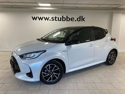 brugt Toyota Yaris Hybrid 1,5 Hybrid H3 Style Bi-tone 116HK 5d Trinl. Gear