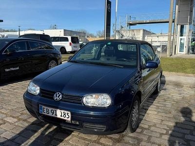 Mørkblå Brugt 1999 VW Golf Cabriolet Trendline Cabriolet | 38.900 kr.