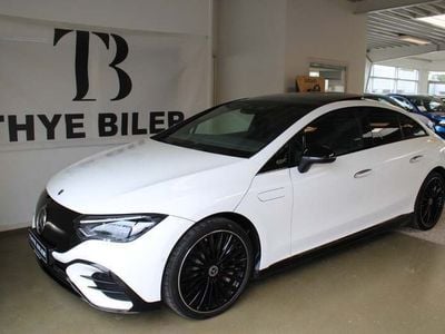Hvid Brugt 2022 Mercedes EQE350 AMG line Sedan | 449.900 kr. (Dyr)