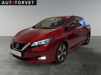 Rød Brugt 2018 Nissan Leaf Visia Hatchback | 77.700 kr. (God pris)