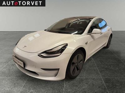 Hvidmetal Brugt 2019 Tesla Model 3 Long Range Sedan | 159.700 kr. (Fair pris)