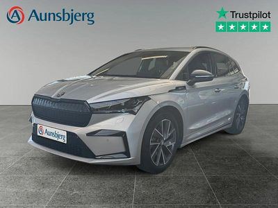 Brugt Skoda Enyaq iV SportLine 132 kW (180 HK) 2023 Sølv metallak SUV
