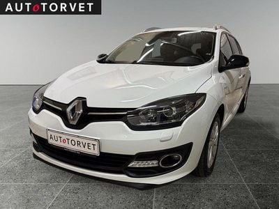 Brugt Renault Mégane III LIMITED 110 HK (80 kW) 2015 Hvid Stationcar