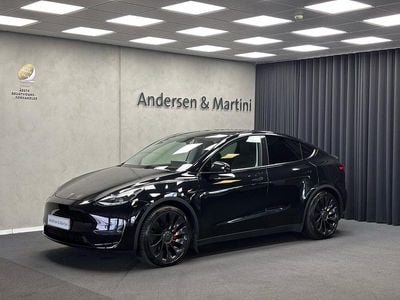 Sort Brugt 2022 Tesla Model Y Performance SUV | 294.900 kr. (Lidt for dyr)