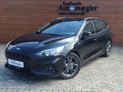 Sort Brugt 2019 Ford Focus ST-Line Stationcar | 155.000 kr. (Fair pris)
