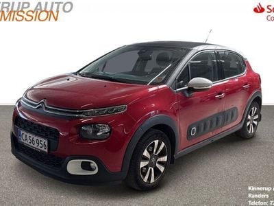 Rød Brugt 2018 Citroën C3 Skyline Hatchback | 69.900 kr. (Fair pris)