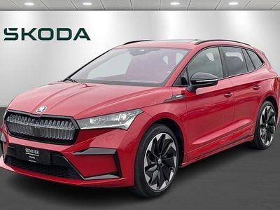 Rød Brugt 2022 Skoda Enyaq iV SportLine SUV | 289.900 kr. (Fair pris)