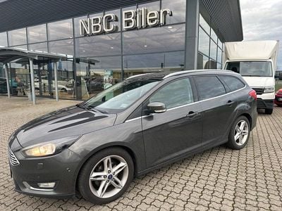 Koksmetal Brugt 2017 Ford Focus Titanium Stationcar | 74.780 kr. (God pris)