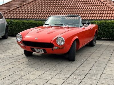 Orange Brugt 1975 Fiat 124 Spider Sport Cabriolet | 125.000 kr.