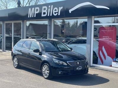 Sort Brugt 2017 Peugeot 308 Allure Sky Stationcar | 94.900 kr. (Fair pris)