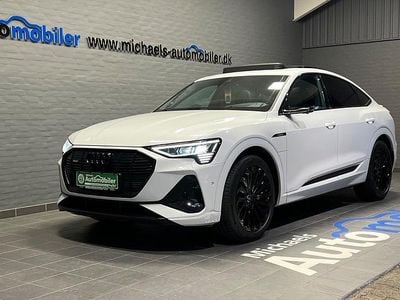 Brugt Audi e-tron Black Edition 300 kW (408 HK) 2022 Hvidmetal SUV