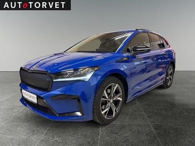 Mørkblå Brugt 2023 Skoda Enyaq iV SportLine SUV | 179.700 kr. (Fair pris)