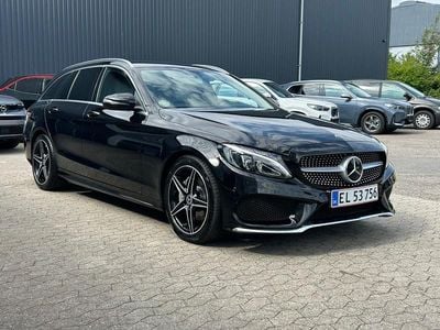 Sort Brugt 2017 Mercedes C220 AMG line Stationcar | 199.900 kr. (Dyr)