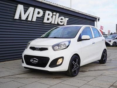 Hvid Brugt 2011 Kia Picanto Motion Hatchback | 24.900 kr. (Super pris)