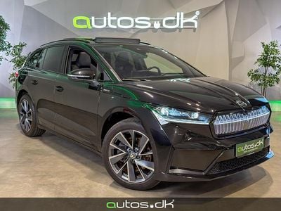 Brugt Skoda Enyaq iV SportLine 210 kW (286 HK) 2024 Sortmetal SUV