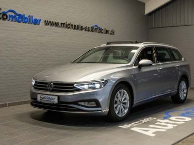 Sølvmetal Brugt 2020 VW Passat Elegance Stationcar | 309.900 kr.
