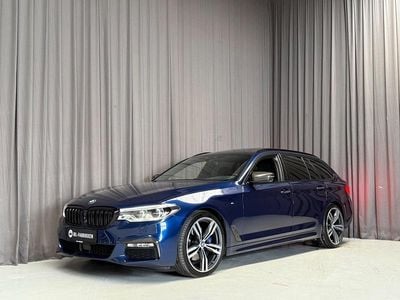 Blåmetal Brugt 2017 BMW 530 M Sport Stationcar | 389.900 kr.