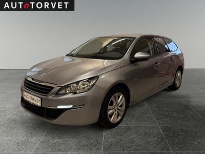 Sølvmetal Brugt 2016 Peugeot 308 Active Stationcar | 59.700 kr. (Super pris)