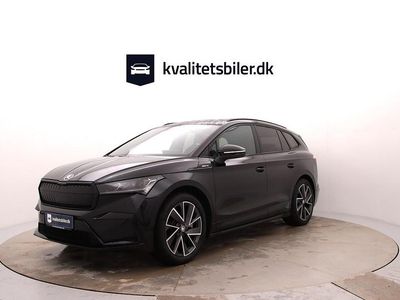 Brugt Skoda Enyaq iV SportLine 150 kW (204 HK) 2022 Sortmetal SUV