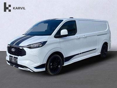 Frozen white Ny 2025 Ford Transit Custom Sport Van | 359.900 kr.