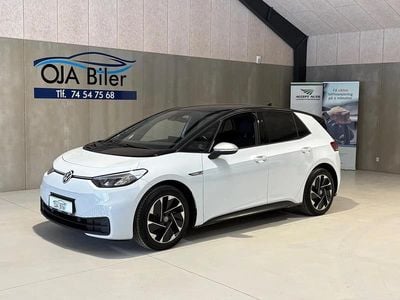 Hvid Brugt 2021 VW ID.3 Pro Performance Hatchback | 174.900 kr. (Lidt for dyr)