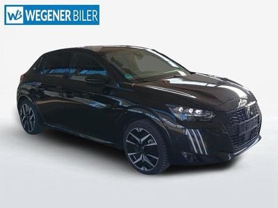 Sort Brugt 2024 Peugeot e-208 GT Hatchback | 194.400 kr. (Fair pris)