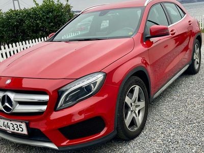 Brugt Mercedes GLA220 AMG line 170 HK (125 kW) 2014 rød SUV