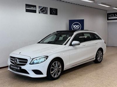 Hvid Brugt 2019 Mercedes C200 Avantgarde Stationcar | 219.600 kr.
