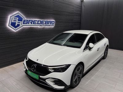 Hvid Brugt 2022 Mercedes EQE350 AMG line Sedan | 449.500 kr. (Fair pris)