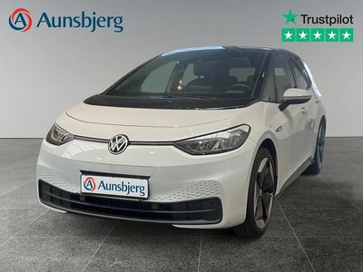Hvid Brugt 2023 VW ID.3 Pro Performance Hatchback | 194.500 kr. (Lidt for dyr)