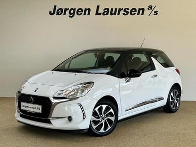 Hvid Brugt 2017 DS Automobiles DS3 Style Hatchback | 74.800 kr. (Fair pris)
