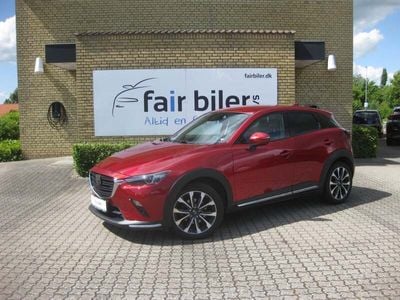 Mørkrødmetal Brugt 2019 Mazda CX-3 Optimum SUV | 169.900 kr. (God pris)
