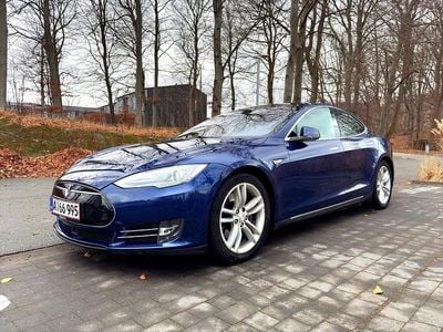 Blå Brugt 2015 Tesla Model S Hatchback | 119.900 kr. (God pris)