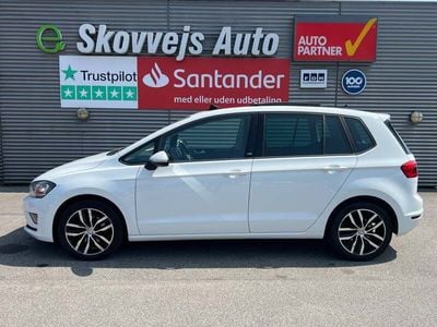 Hvid Brugt 2017 VW Golf Sportsvan Sound MPV | 119.900 kr.