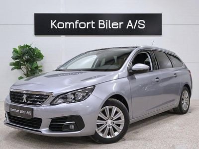 Sølvmetal Brugt 2018 Peugeot 308 Allure Sky Hatchback | 129.800 kr. (God pris)