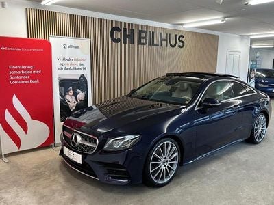 Blåmetal Brugt 2017 Mercedes E220 AMG line Coupe | 319.500 kr.