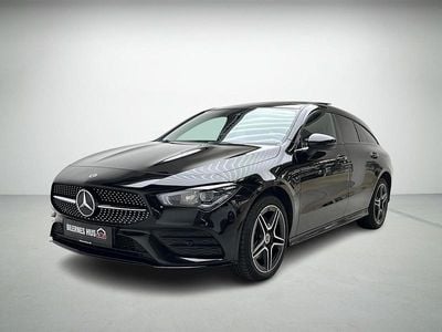 Beige Brugt 2022 Mercedes CLA250e Shooting Brake AMG line Stationcar | 314.900 kr.