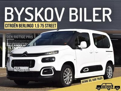 Hvid Brugt 2019 Citroën Berlingo MPV | 134.995 kr. (God pris)
