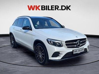 Hvid Brugt 2016 Mercedes GLC250 AMG line SUV | 379.900 kr.