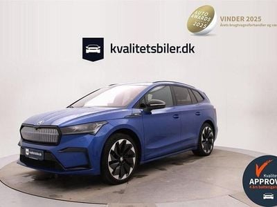 Blåmetal Brugt 2022 Skoda Enyaq iV SportLine SUV | 264.900 kr. (God pris)