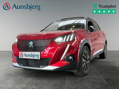 Rød metal Brugt 2021 Peugeot e-2008 GT SUV | 154.500 kr. (Lidt for dyr)